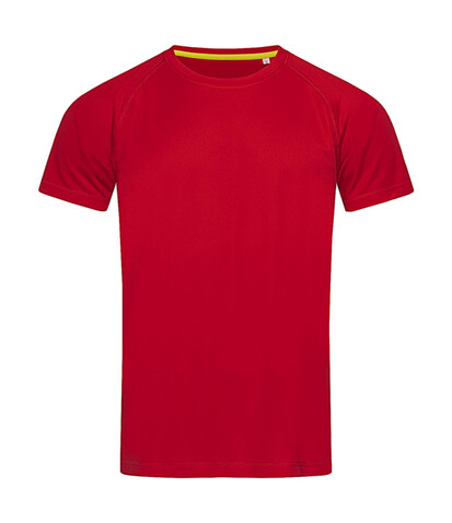 Stedman Active 140 Raglan Men, Crimson Red, L bedrucken, Art.-Nr. 012054415