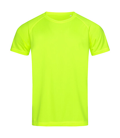 Stedman Active 140 Raglan Men, Cyber Yellow, S bedrucken, Art.-Nr. 012056063