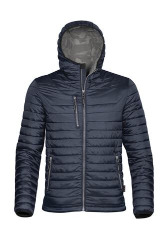 StormTech Gravity Thermal Jacket, Navy/Charcoal, M bedrucken, Art.-Nr. 012182644