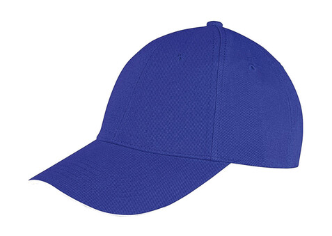 Result Caps Memphis Low Profile Sandwich Peak Cap, Royal/White, One Size bedrucken, Art.-Nr. 012343530