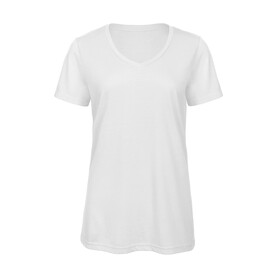 B &amp;amp; C V Triblend/women T-Shirt, White, XS bedrucken, Art.-Nr. 012420002