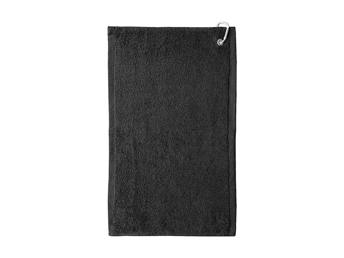 Jassz Towels Thames Golf Towel 30x50 cm, Black, One Size bedrucken, Art.-Nr. 012641010