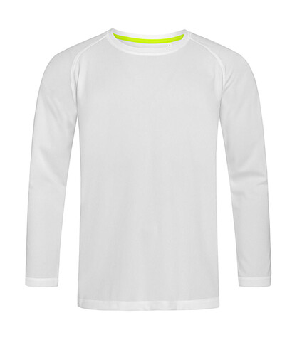 Stedman Active 140 LS Men, White, XL bedrucken, Art.-Nr. 013050006