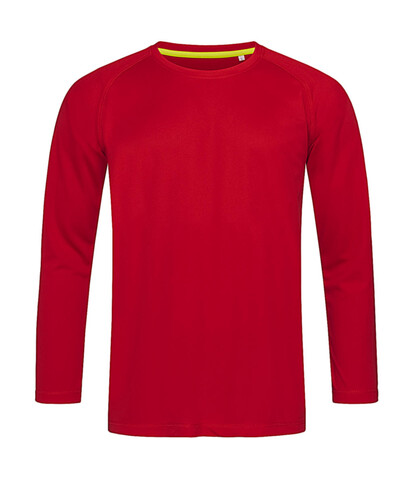 Stedman Active 140 LS Men, Crimson Red, XL bedrucken, Art.-Nr. 013054416