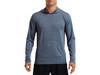 Gildan Performance® Adult Hooded T-Shirt, Heather Sport Dark Navy, M bedrucken, Art.-Nr. 013092134