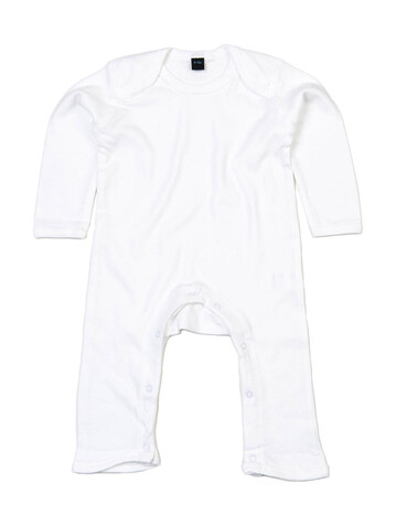 BabyBugz Baby Rompasuit, White, 3-6 bedrucken, Art.-Nr. 013470002