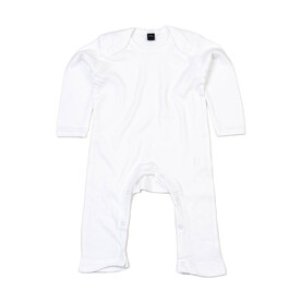 BabyBugz Baby Rompasuit, White, 3-6 bedrucken, Art.-Nr. 013470002