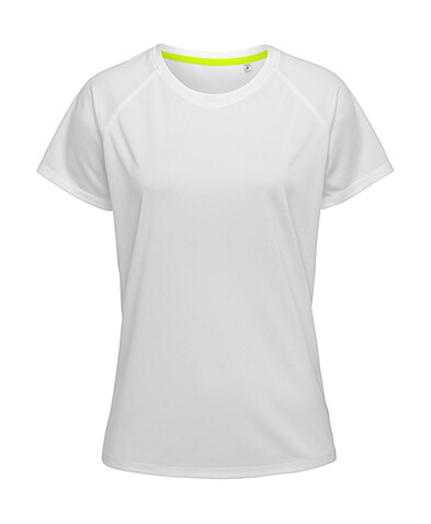 Stedman Active 140 Raglan Women, White, L bedrucken, Art.-Nr. 014050005