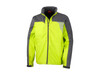 Result Men`s Team Soft Shell Jacket, Lime/Grey, XL bedrucken, Art.-Nr. 014335556