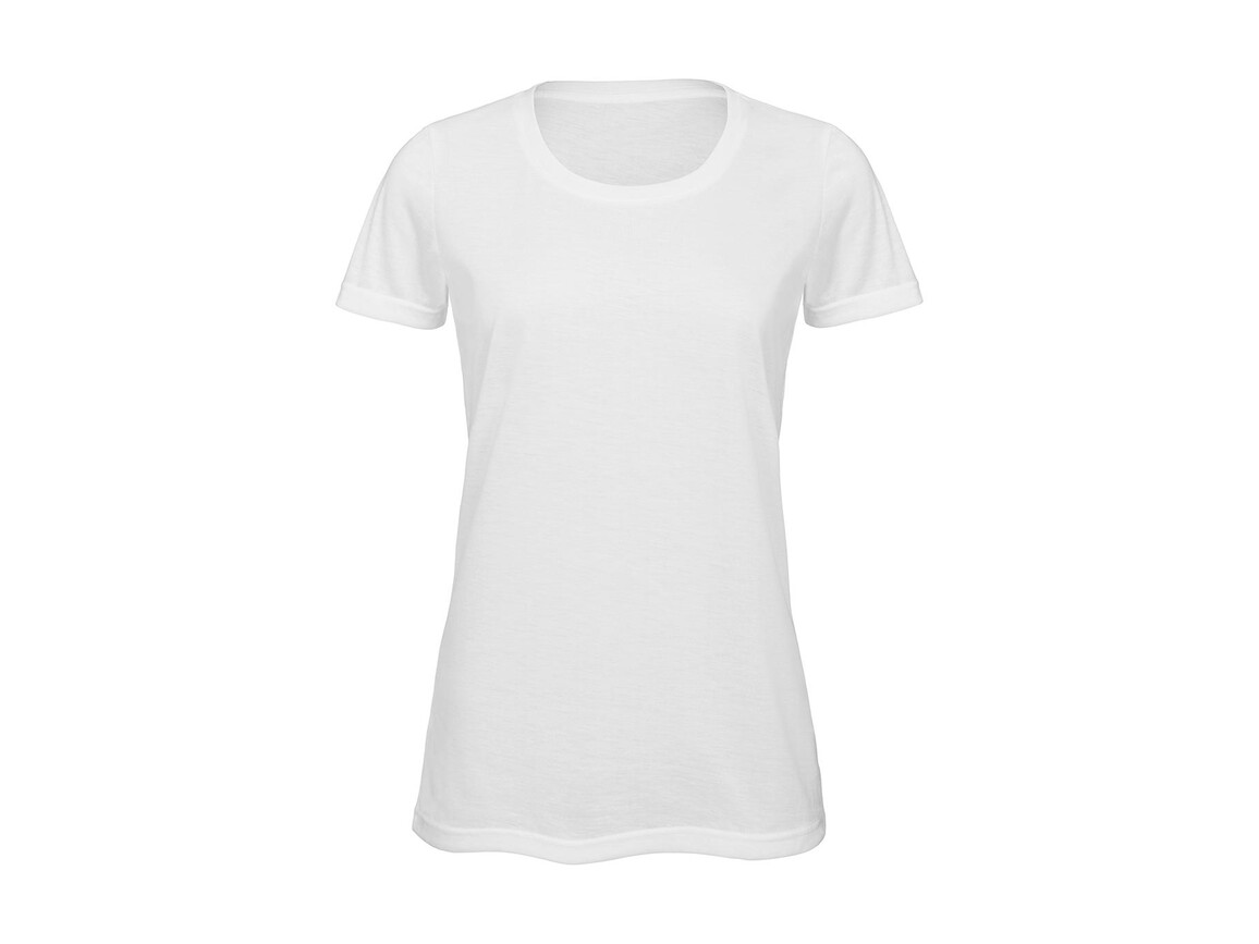 B & C Sublimation/women T-Shirt, White, L bedrucken, Art.-Nr. 014420005