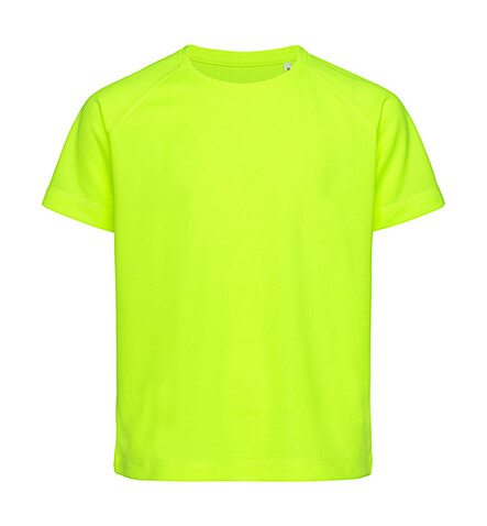 Stedman Active 140 Raglan Kids, Cyber Yellow, M (134-140) bedrucken, Art.-Nr. 015056064