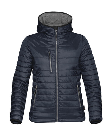 StormTech Women`s Gravity Thermal Jacket, Navy/Charcoal, XS bedrucken, Art.-Nr. 015182642