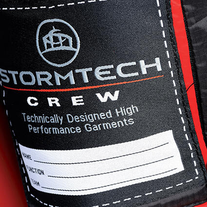 StormTech Women`s Gravity Thermal Jacket, Black/True Red, XL bedrucken, Art.-Nr. 015181636