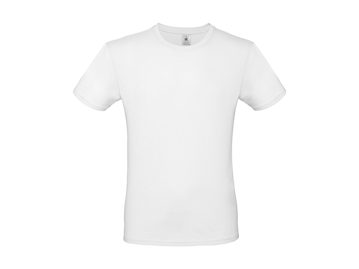 B & C #E150 T-Shirt, White, 3XL bedrucken, Art.-Nr. 015420006