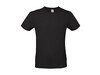 B & C #E150 T-Shirt, Black, M bedrucken, Art.-Nr. 015421012