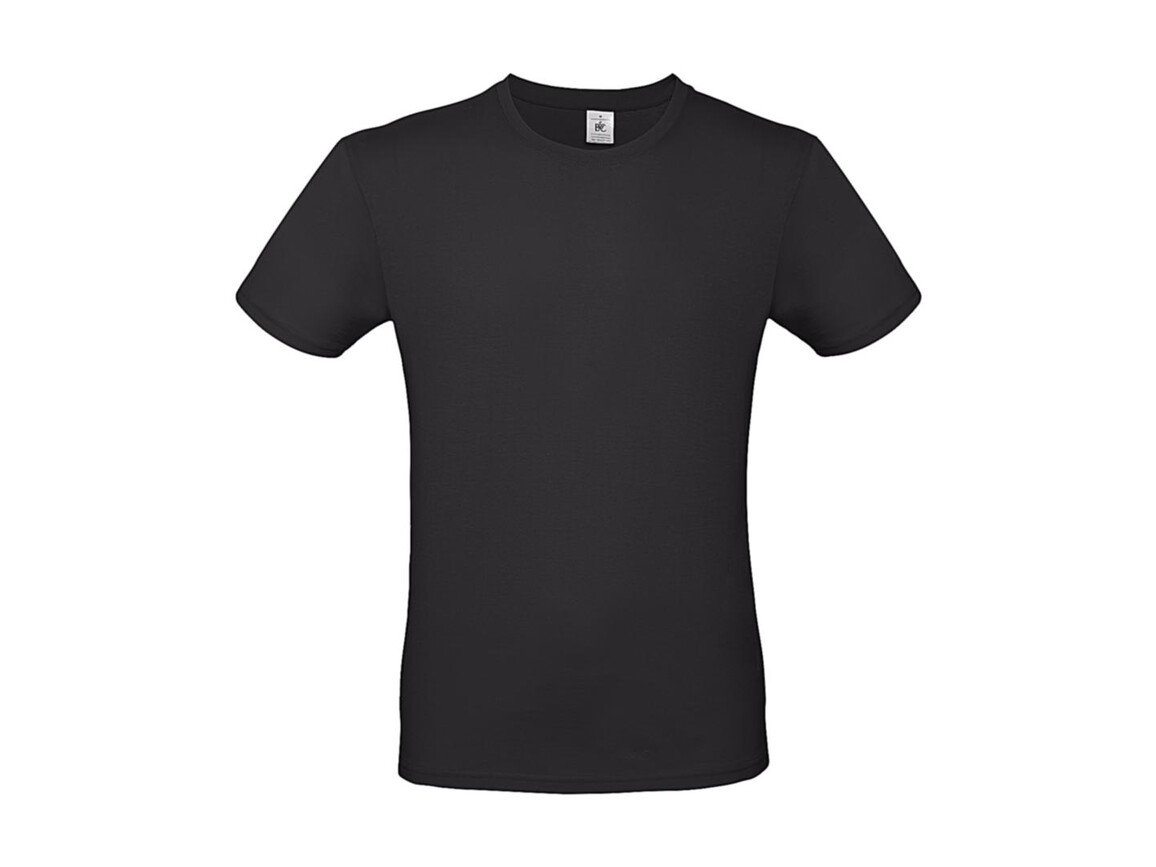 B & C #E150 T-Shirt, Used Black, L bedrucken, Art.-Nr. 015421123