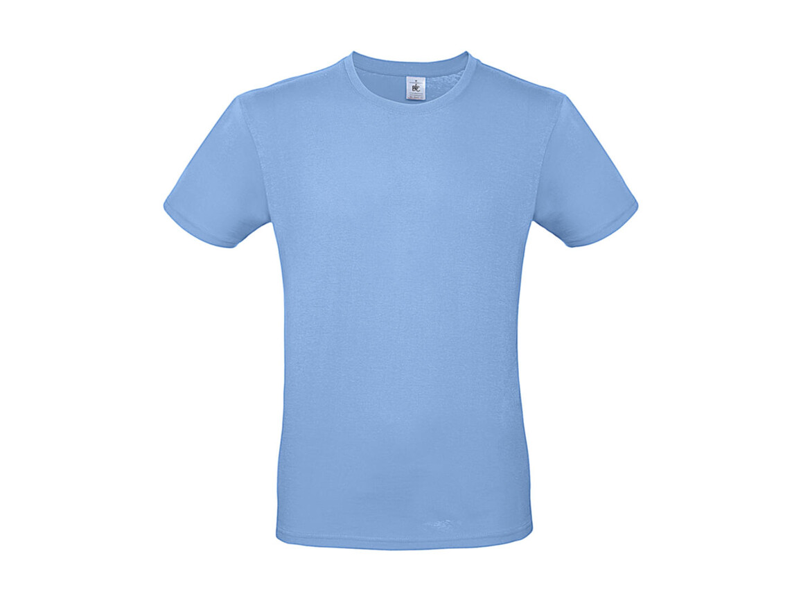 B & C #E150 T-Shirt, Sky Blue, XL bedrucken, Art.-Nr. 015423204