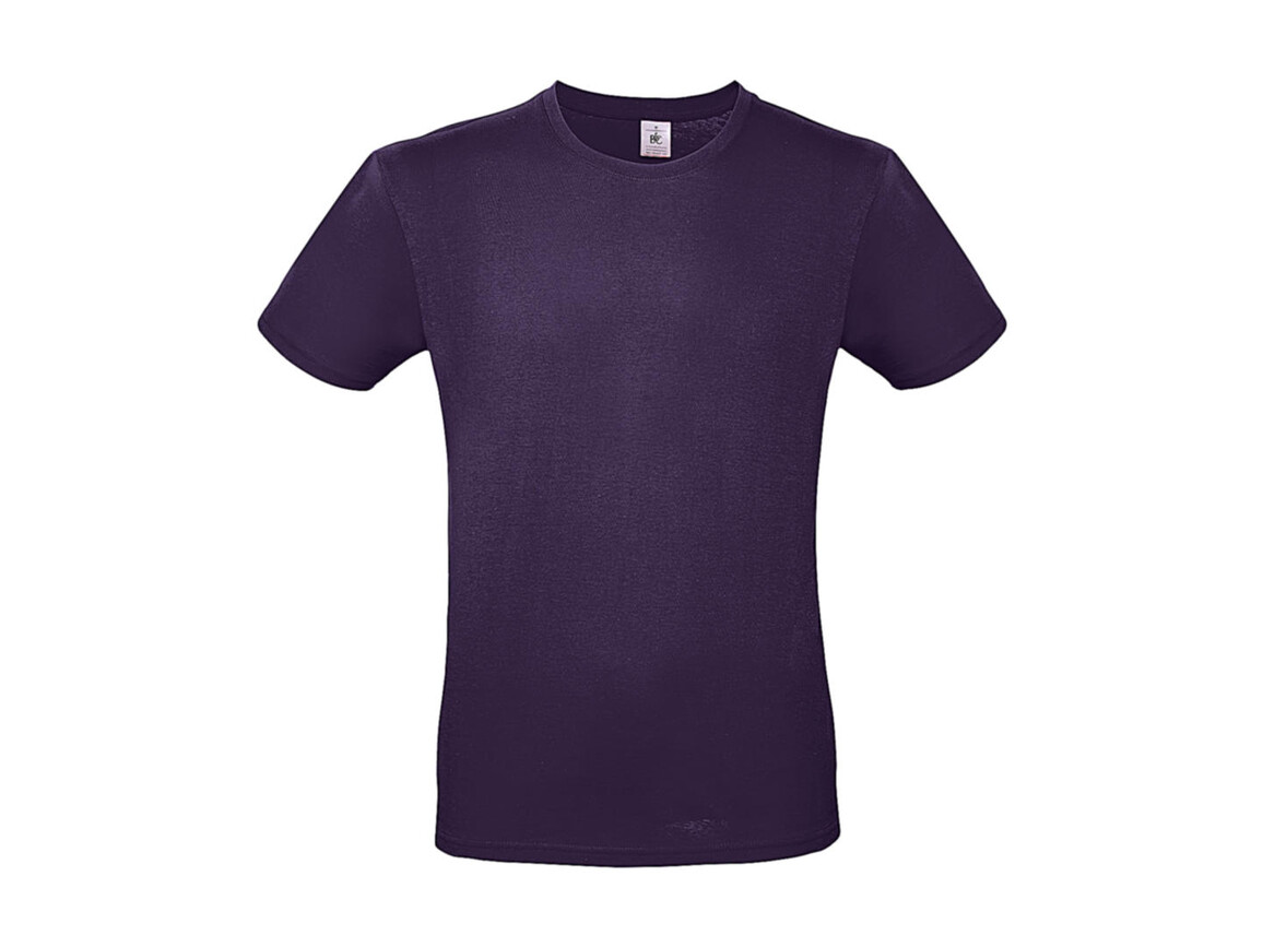 B & C #E150 T-Shirt, Urban Purple, XL bedrucken, Art.-Nr. 015423474
