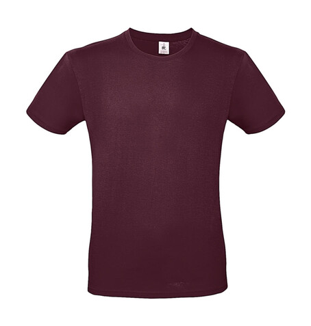 B &amp; C #E150 T-Shirt, Burgundy, M bedrucken, Art.-Nr. 015424482