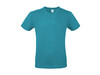 B & C #E150 T-Shirt, Real Turquoise, XS bedrucken, Art.-Nr. 015425330