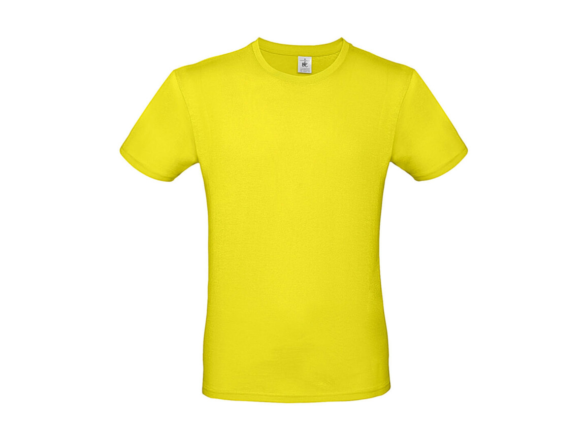 B & C #E150 T-Shirt, Solar Yellow, S bedrucken, Art.-Nr. 015426071