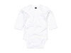 BabyBugz Baby long Sleeve Bodysuit, White, 6-12 bedrucken, Art.-Nr. 015470003