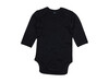 BabyBugz Baby long Sleeve Bodysuit, Black, 6-12 bedrucken, Art.-Nr. 015471013