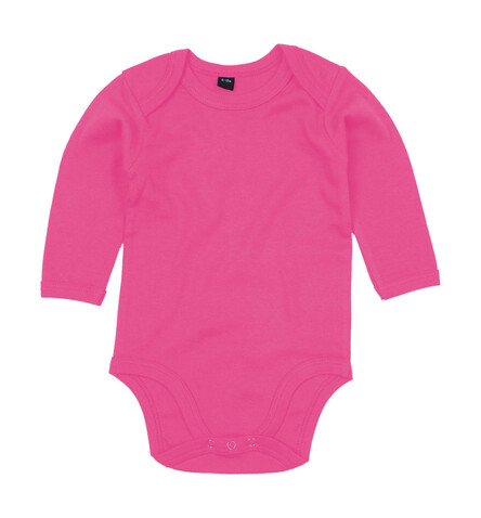 BabyBugz Baby long Sleeve Bodysuit, Fuchsia, 0-3 bedrucken, Art.-Nr. 015474391