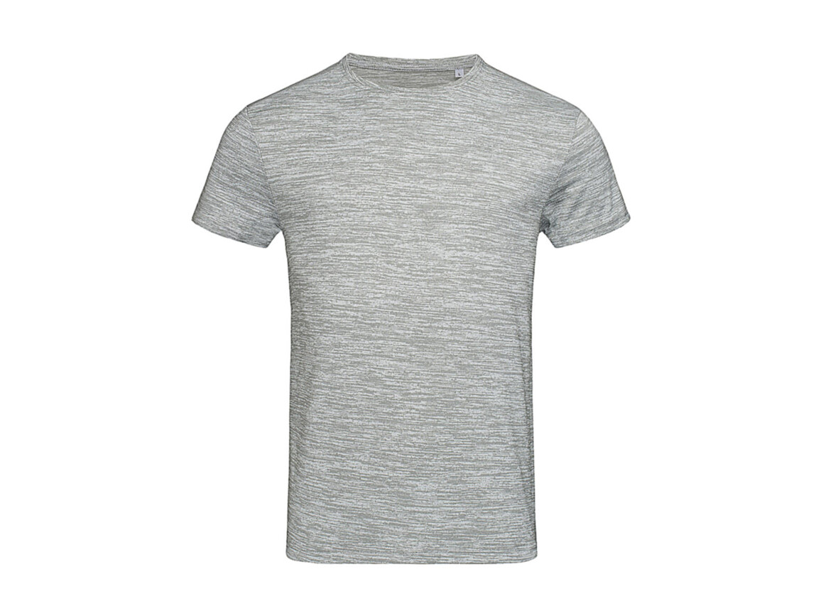 Stedman Intense Tech T-Shirt, Grey Heather, M bedrucken, Art.-Nr. 016051234
