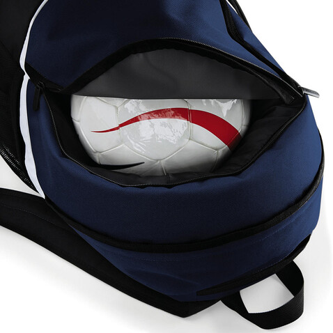 Quadra Pro Team Backpack, French Navy/Black/White, One Size bedrucken, Art.-Nr. 016302810