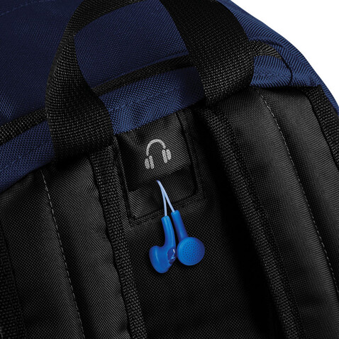 Quadra Pro Team Backpack, Bright Royal/Black/White, One Size bedrucken, Art.-Nr. 016303850