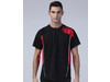 Result Men`s Training Shirt, Black/Red, S bedrucken, Art.-Nr. 016331543