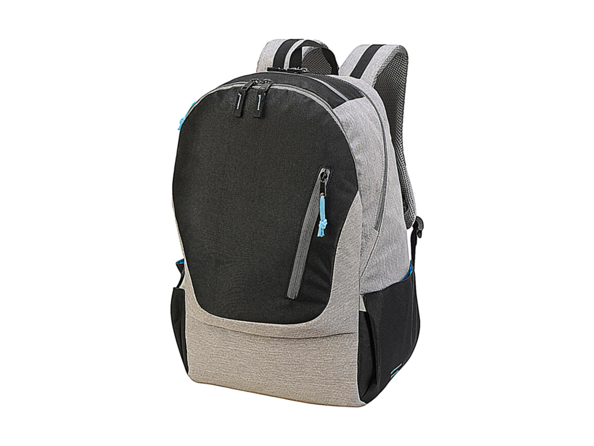 Shugon Cologne Absolute Laptop Backpack, Black/Grey Melange, One Size bedrucken, Art.-Nr. 016381560