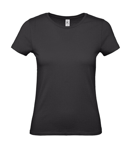 B &amp; C #E150 /women T-Shirt, Used Black, L bedrucken, Art.-Nr. 016421125