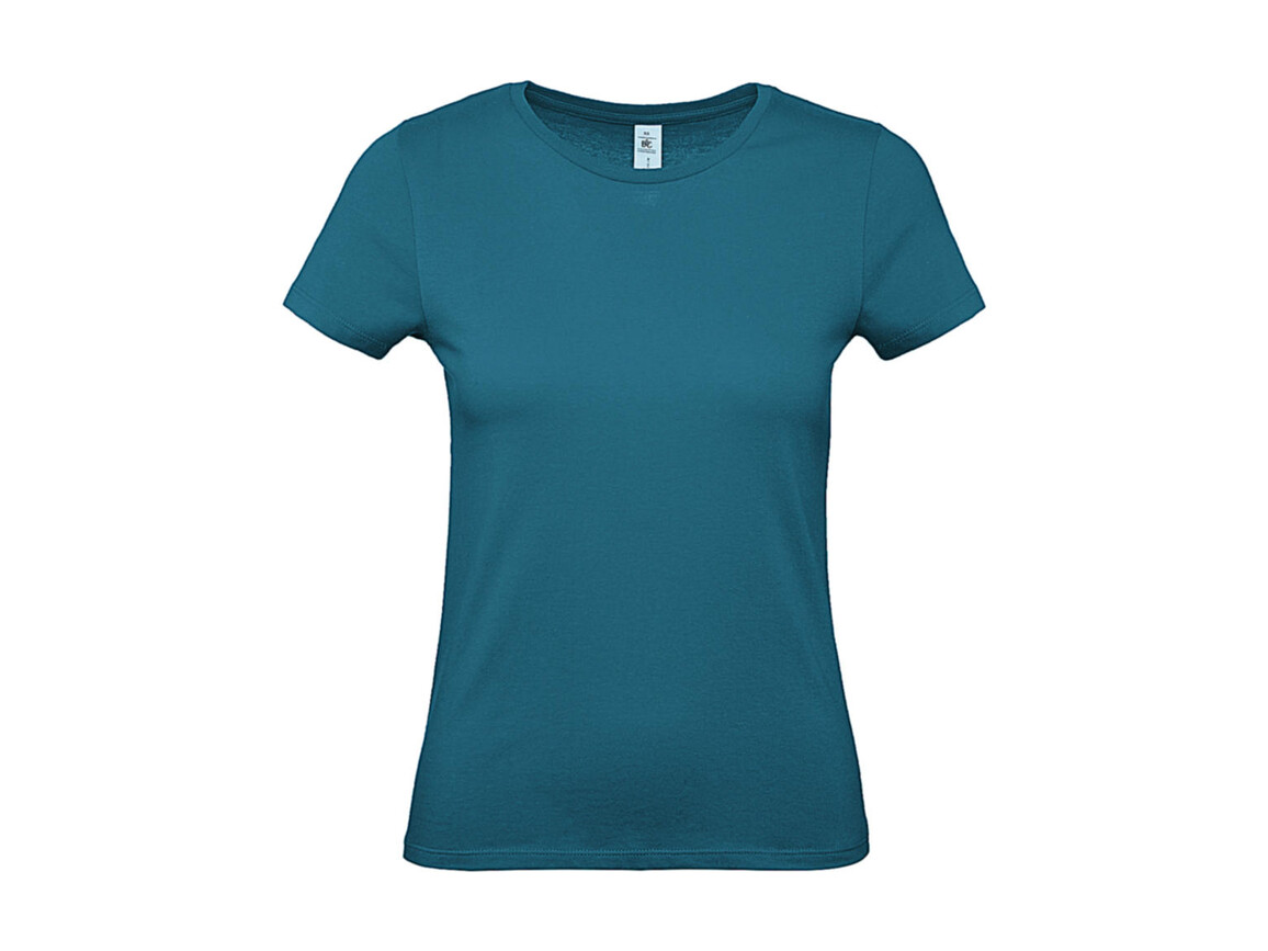 B & C #E150 /women T-Shirt, Diva Blue, 2XL bedrucken, Art.-Nr. 016423307