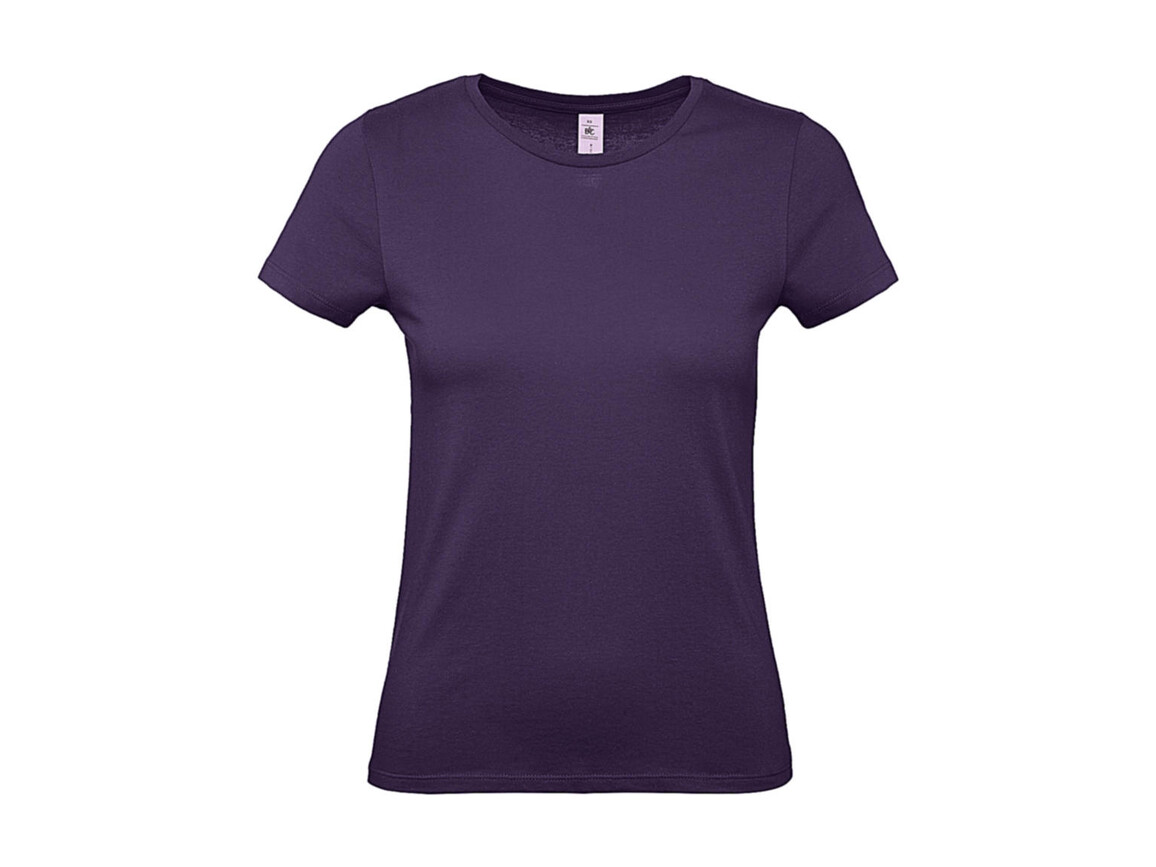 B & C #E150 /women T-Shirt, Urban Purple, L bedrucken, Art.-Nr. 016423475