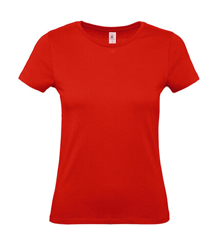 B &amp; C #E150 /women T-Shirt, Fire Red, L bedrucken, Art.-Nr. 016424075