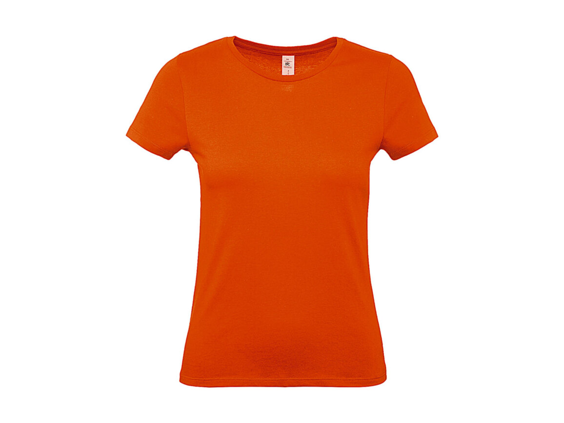 B & C #E150 /women T-Shirt, Orange, XS bedrucken, Art.-Nr. 016424102