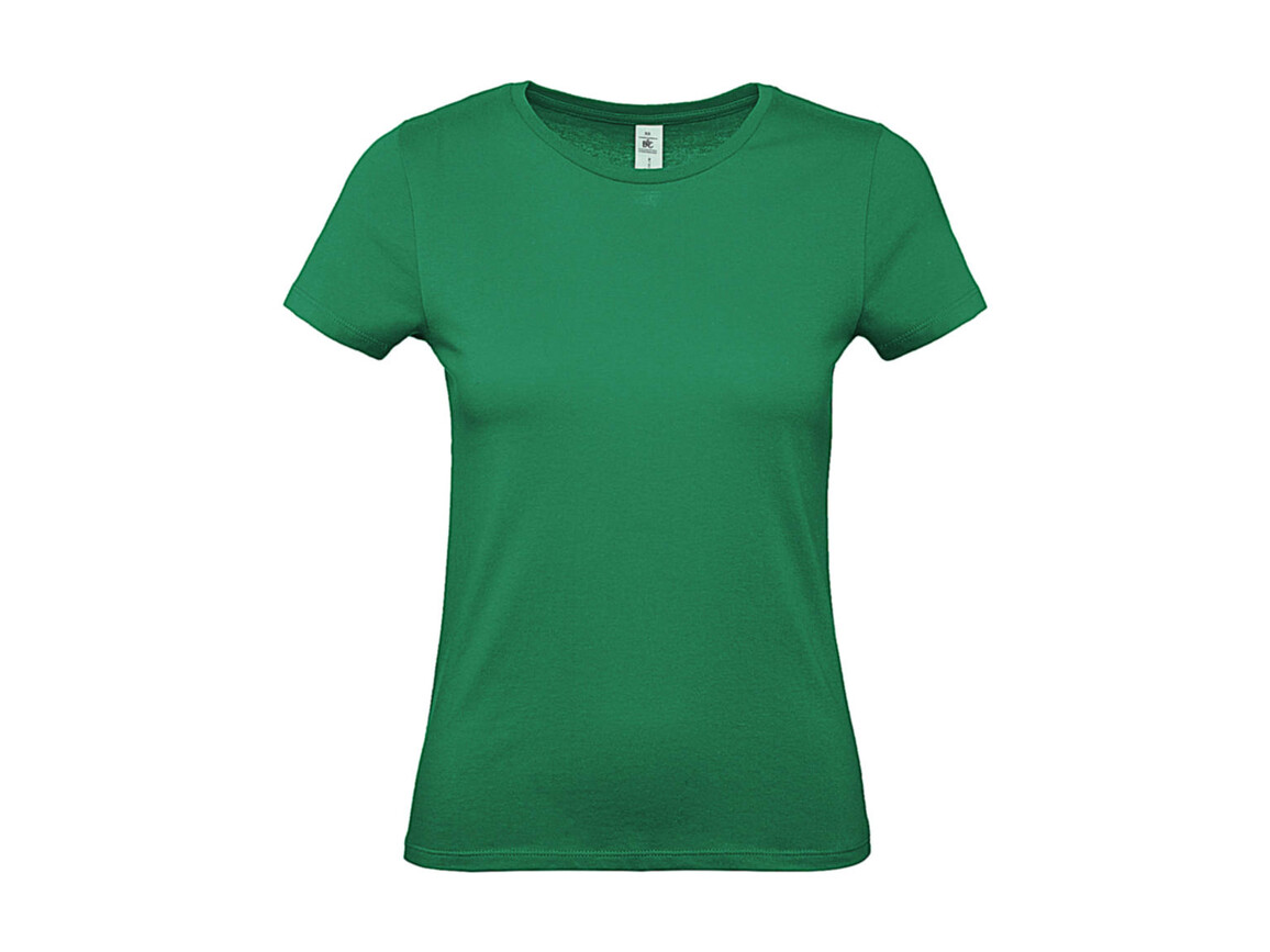 B & C #E150 /women T-Shirt, Kelly Green, XS bedrucken, Art.-Nr. 016425182
