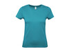 B & C #E150 /women T-Shirt, Real Turquoise, 2XL bedrucken, Art.-Nr. 016425337