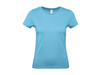 B & C #E150 /women T-Shirt, Turquoise, S bedrucken, Art.-Nr. 016425433