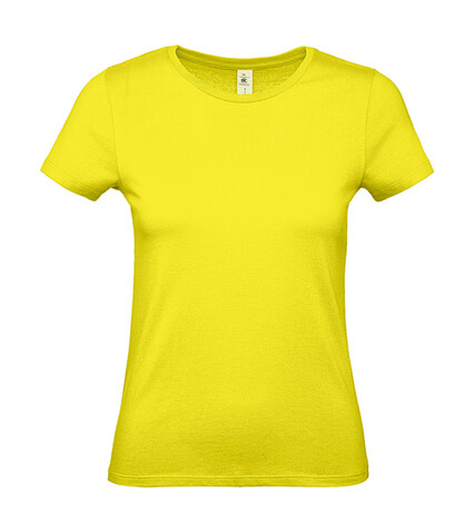B &amp; C #E150 /women T-Shirt, Solar Yellow, XS bedrucken, Art.-Nr. 016426072