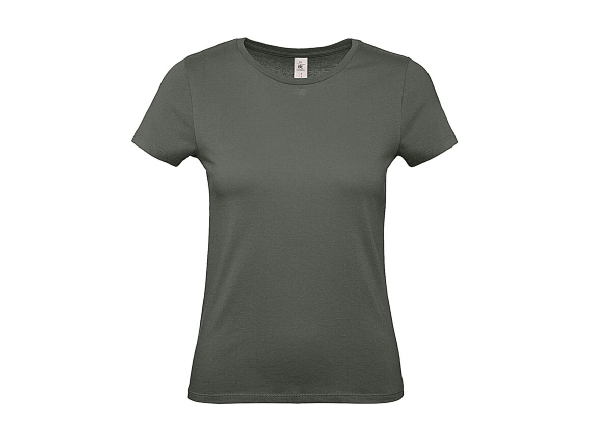 B & C #E150 /women T-Shirt, Millenial Khaki, S bedrucken, Art.-Nr. 016427333