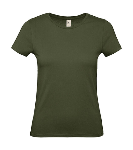 B &amp; C #E150 /women T-Shirt, Urban Khaki, L bedrucken, Art.-Nr. 016427365