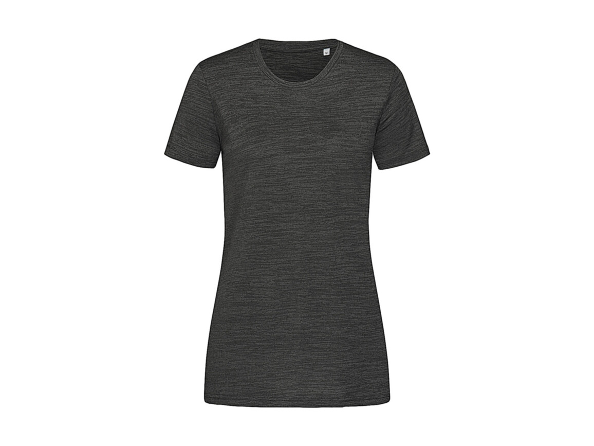Stedman Intense Tech T-Shirt Women, Anthra Heather, XL bedrucken, Art.-Nr. 017051186