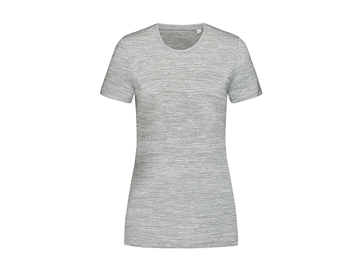 Stedman Intense Tech T-Shirt Women, Grey Heather, XL bedrucken, Art.-Nr. 017051236