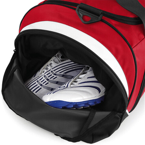 Quadra Pro Team Holdall, Bright Royal/Black/White, One Size bedrucken, Art.-Nr. 017303850