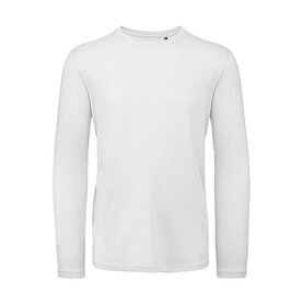 B &amp;amp; C Organic Inspire LSL T /men, White, S bedrucken, Art.-Nr. 017420003