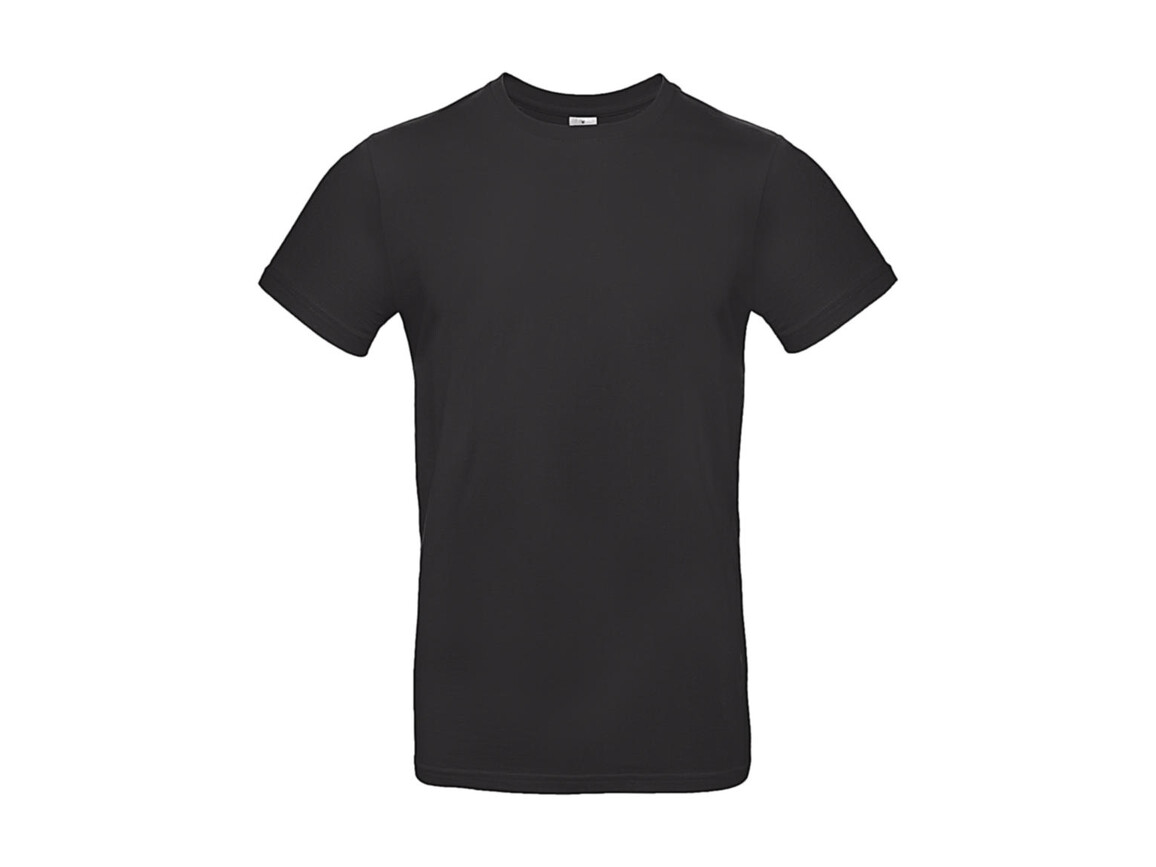 B & C #E190 T-Shirt, Used Black, S bedrucken, Art.-Nr. 019421121