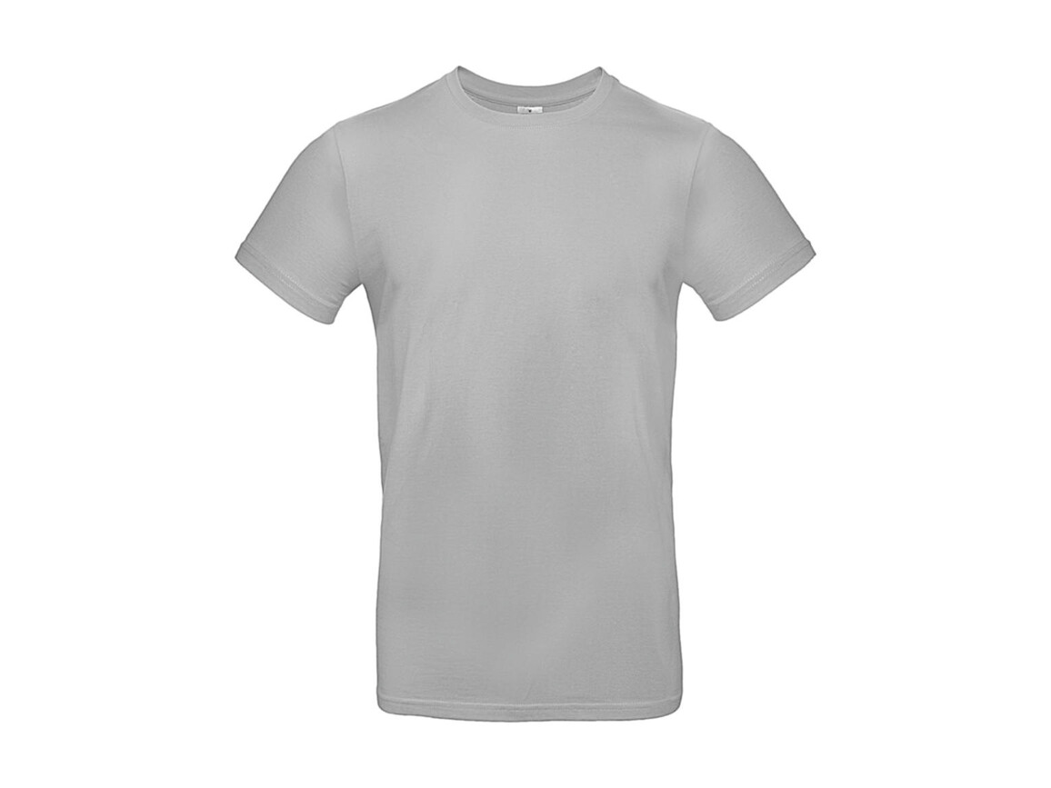 B & C #E190 T-Shirt, Pacific Grey, L bedrucken, Art.-Nr. 019421353